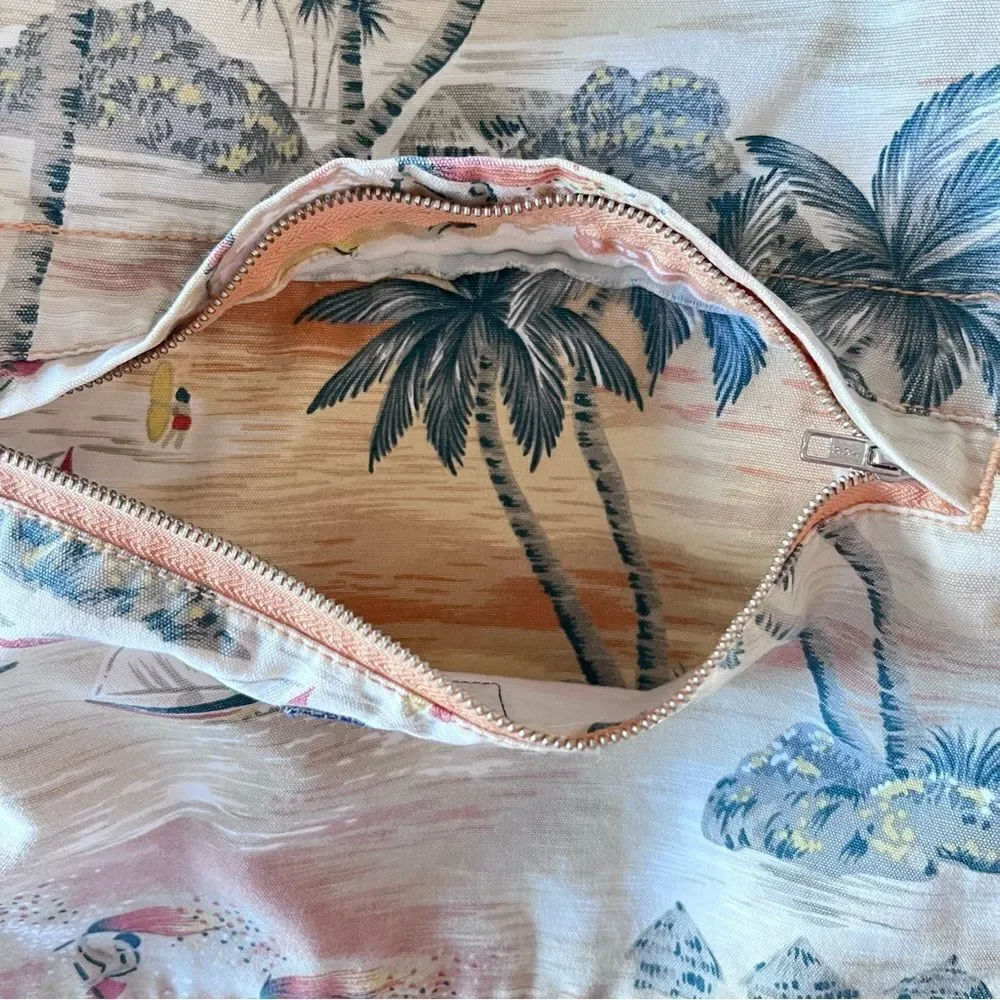 Vintage 90’s Tommy Bahama XL Cotton Drawstring Sling Bag